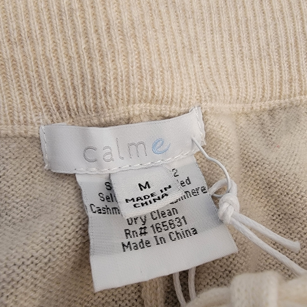 Johnny Was Calme Jogger Cashmere Fleece Taupe - Picture 11 of 13